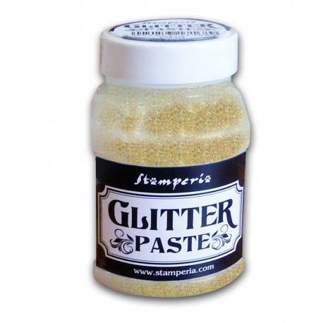 995414-156532 STAMPERIA GLITTER PASTE GOLD 100ML - K3P45G - Image 1