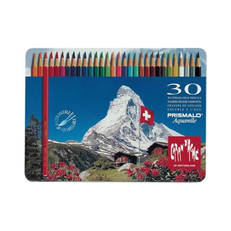 999330-82510 CARAN D'ACHE WATERCOLOR PENCILS PRISMALO SET 30 CV - Image 1