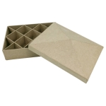DECOPATCH RECTANGULAR BOX WITH PAPIER-MÂCHÉ COMPARTMENTS - BT022