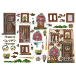 CALAMBOUR DECOUPAGE PAPER 48/33 CM - CO 14