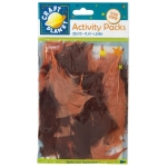 DOCRAFTS FEATHERS FOR DECORATION 7 G BROWN AND WHITE - CPT 6541104
