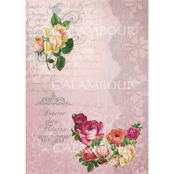 DGR 235 CALAMBOUR DECOUPAGE PAPER 48/33 CM - DGR 235 - Image 1