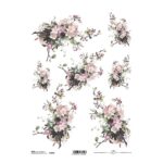 ITD COLLECTION DECOUPAGE RICE PAPER A4 - R1098