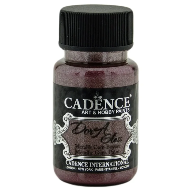 CADENCE GLASS PAINT DORA 50 ML. - BRIGHT MAROON 3157 - Image 1