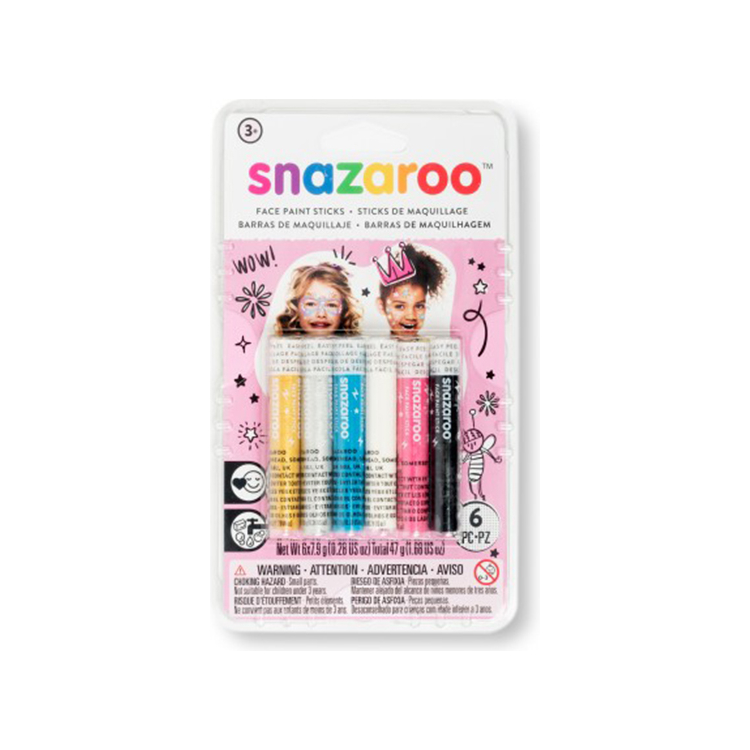 foto sait_0000_117213 SNAZAROO FACE CRAYONS SET 6X7.9 G - GIRLS - Image 1