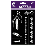 KI-SIGN TATTOO TEMPLATES INDIAN JEWELRY 18/12CM