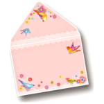 FOLIA DESIGNER ENVELOPE CARD - BIRDS