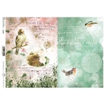 ITD COLLECTION DECOUPAGE RICE PAPER A4 - R1546