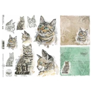 ITD COLLECTION DECOUPAGE RICE PAPER A4 - R1565