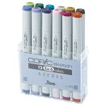 COPIC SKETCH SET - 12 COLORS SET EX-6