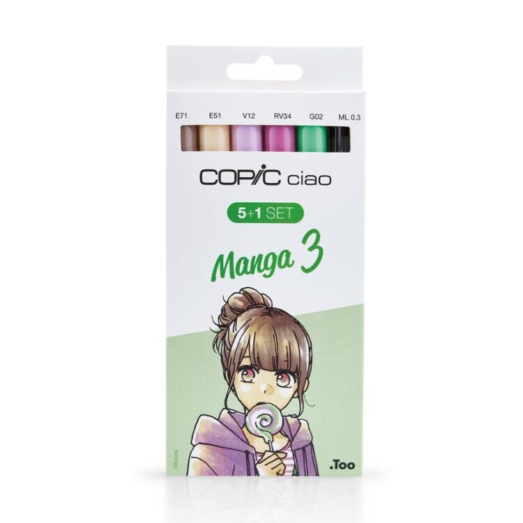 220558 COPIC CIAO SET - 5+1 MANGA SET #3 - Image 1