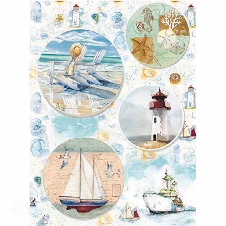 284 CADENCE DECOUPAGE RICE PAPER A4 - 284 - Image 1
