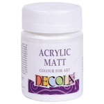 DECOLA ACRYLIC PAINT MATTE 50 ML. -WHITE