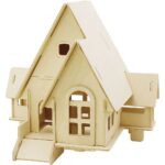 CREATIV 3D WOODEN PUZZLE HOUSE 57874
