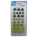 JOY CRAFTS LUX BRADS GREEN RANGE 6030/0005