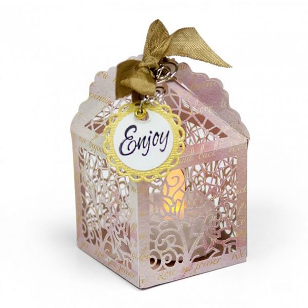 661878 SIZZIX THINLITS CUTTING DIES - BIRDCAGE FAVOR BOX - Image 1