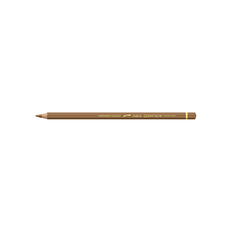 666037 CARAN D'ACHE COLORED PENCILS PABLO BROWN OCHRE - Image 1