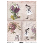 ITD COLLECTION DECOUPAGE RICE PAPER A4 - R0726