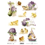 ITD COLLECTION DECOUPAGE RICE PAPER A4 - R0826