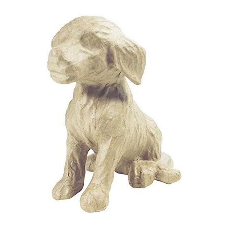941110 DECOPATCH PAPIER-mâché DOG 17CM - SA111O - Image 1
