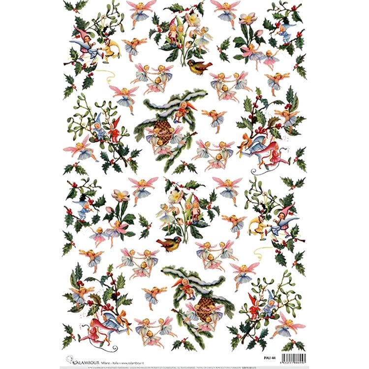 PAU 44 CALAMBOUR DECOUPAGE PAPER 42.5/30.4 CM - PAU 44 - Image 1