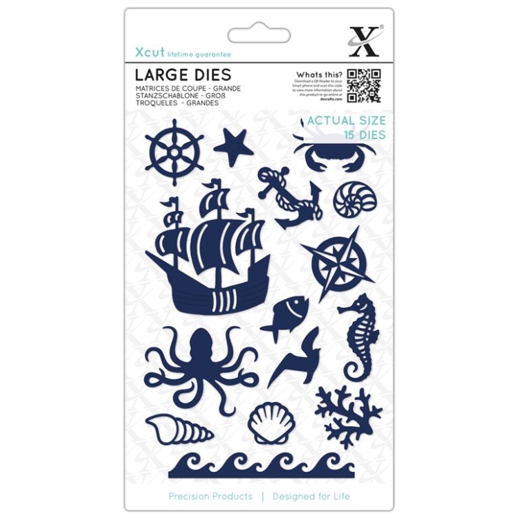 XCU 503347 DOCRAFTS CUTTING DIES - OCEANIC XCU 503347 - Image 1