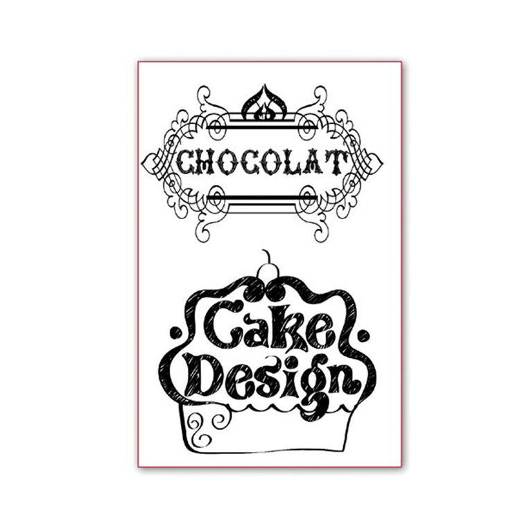 cake STAMPERIA ACRYLIC STAMPS - SILICONE STAMP WTK 032 - Image 1