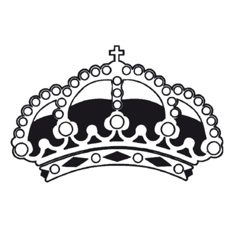 crown 2 STAMPERIA ACRYLIC STAMPS - SILICONE STAMP WTK 102 - Image 1