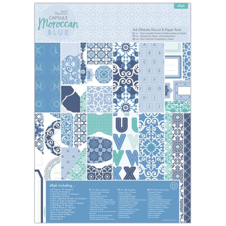 DOCRAFTS DESIGNER PAPER A4 ASSORTED - PMA 160263 - Image 1