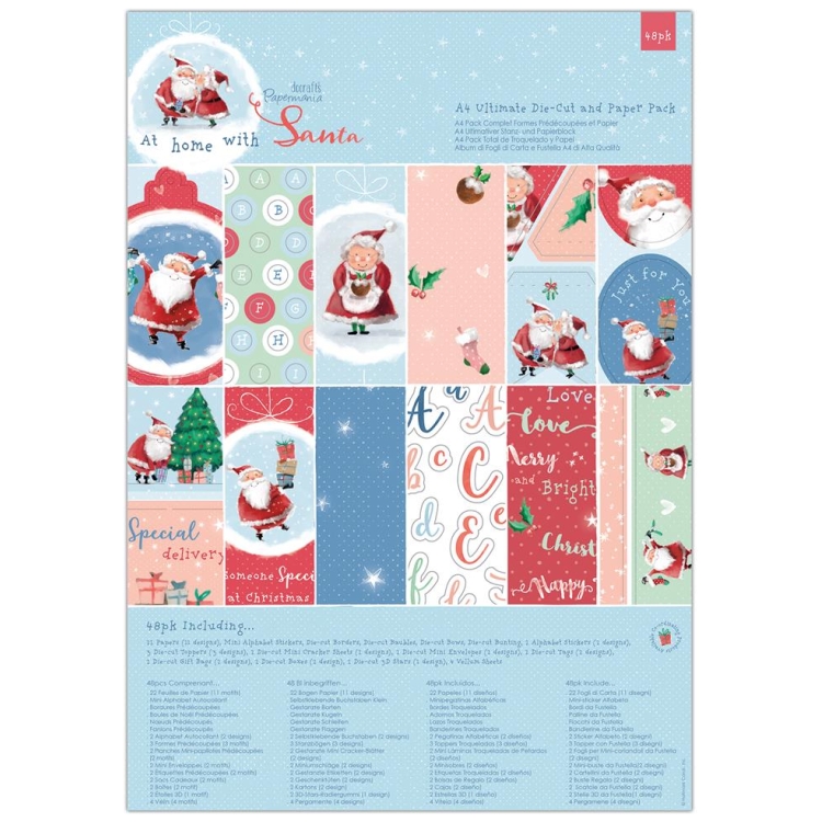 pma 160963 DOCRAFTS DESIGNER PAPER A4 ASSORTED - PMA160963 - Image 1
