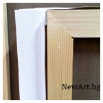 PRIMED CANVASES 25/25 WITH WEDGE FRAME