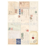 CALAMBOUR DECOUPAGE PAPER 42.5/30.4 CM - PAU 35