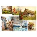 ITD COLLECTION DECOUPAGE RICE PAPER A4 - R1214