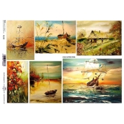 ITD COLLECTION DECOUPAGE RICE PAPER A4 - R1215