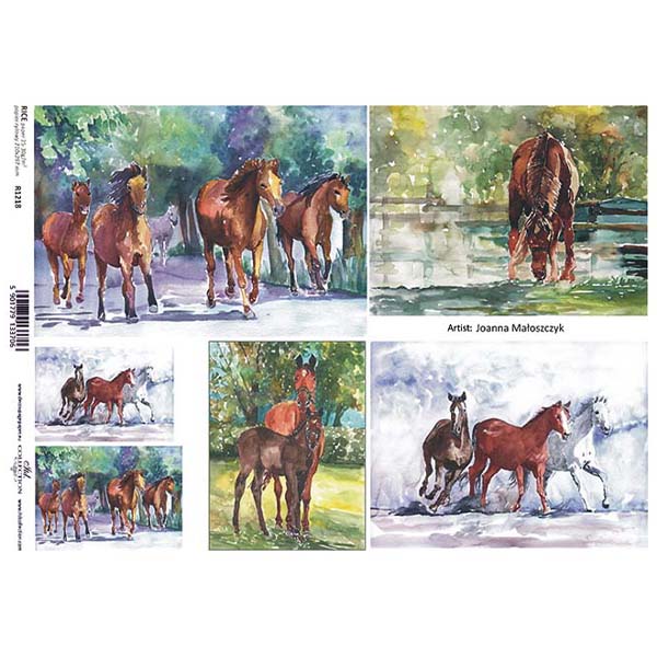 1218 ITD COLLECTION DECOUPAGE RICE PAPER A4 - R1218 - Image 1
