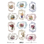 ITD COLLECTION DECOUPAGE RICE PAPER A4 - R1330
