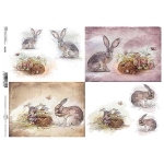ITD COLLECTION DECOUPAGE RICE PAPER A4 - R1355