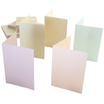 DOCRAFTS CARDS WITH ENVELOPES A6 50 PCS. PASTEL - ANT 1511010