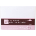 DOCRAFTS CARDS WITH ENVELOPES 5/7 20 PCS. WHITE - 1512100