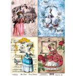 CADENCE DECOUPAGE RICE PAPER A3 - 366