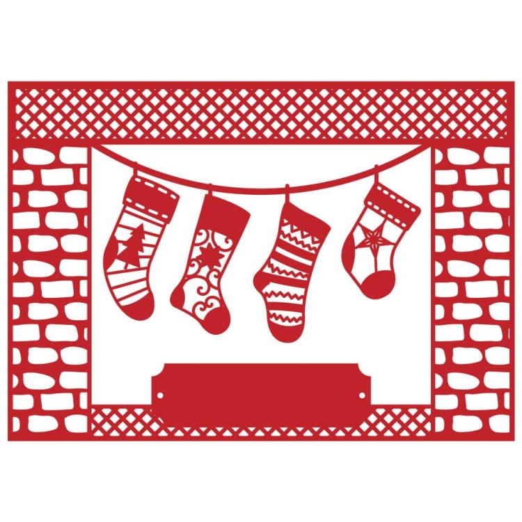 FIRST EDITION CUTTING DIES STOCKING - FEDIE 202 X 17 - Image 2