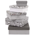 CREATIV SQUARE CARDBOARD BOX FOR DECORATION 12.5 CM - Image 2