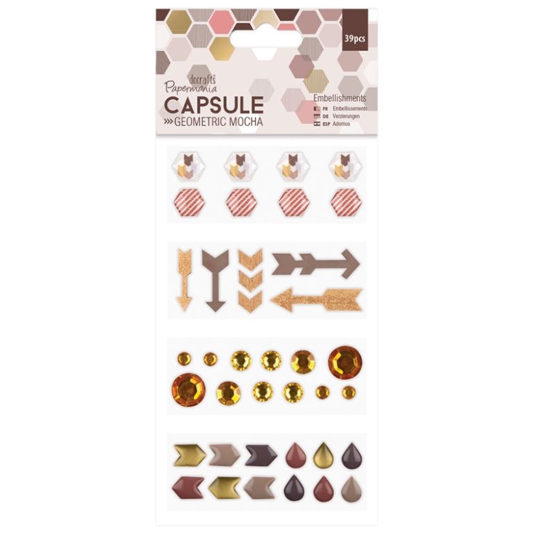 356403-161315 DOCRAFTS DECORATION ELEMENTS 39PCS. - PMA356403 - Image 1