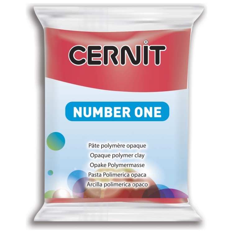 463 CERNIT No1 CHRISTMAS RED 56 G - Image 1