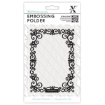 DOCRAFTS RELIEF FOLDER A6 - FLORAL FRAME XCU 515127