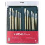 LUKAS BAG SET + OIL BRUSHES 16 PCS - 5404 0055