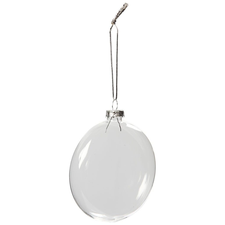 55951_1 CREATIV GLASS BEADS FLAT 8 CM - Image 1