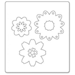 SIZZIX BIGZ CUT DIES - FLOWERS, COTTAGE TRIO - Image 2