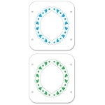 SIZZIX EMBOSSLITS CUT DIES - FRAME, HEART BORDER - Image 2