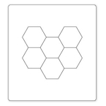 SIZZIX BIGZ CUT DIES - HEXAGONS, 3/4IN SIDES - Image 2